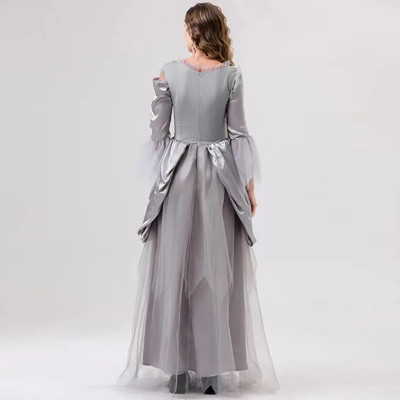 السيدات loween تأثيري الزفاف الدكتور ثوب طويل حفلة تنكرية الكرة مرحلة الأداء زي المرأة العرقية الصينية التقليدية...