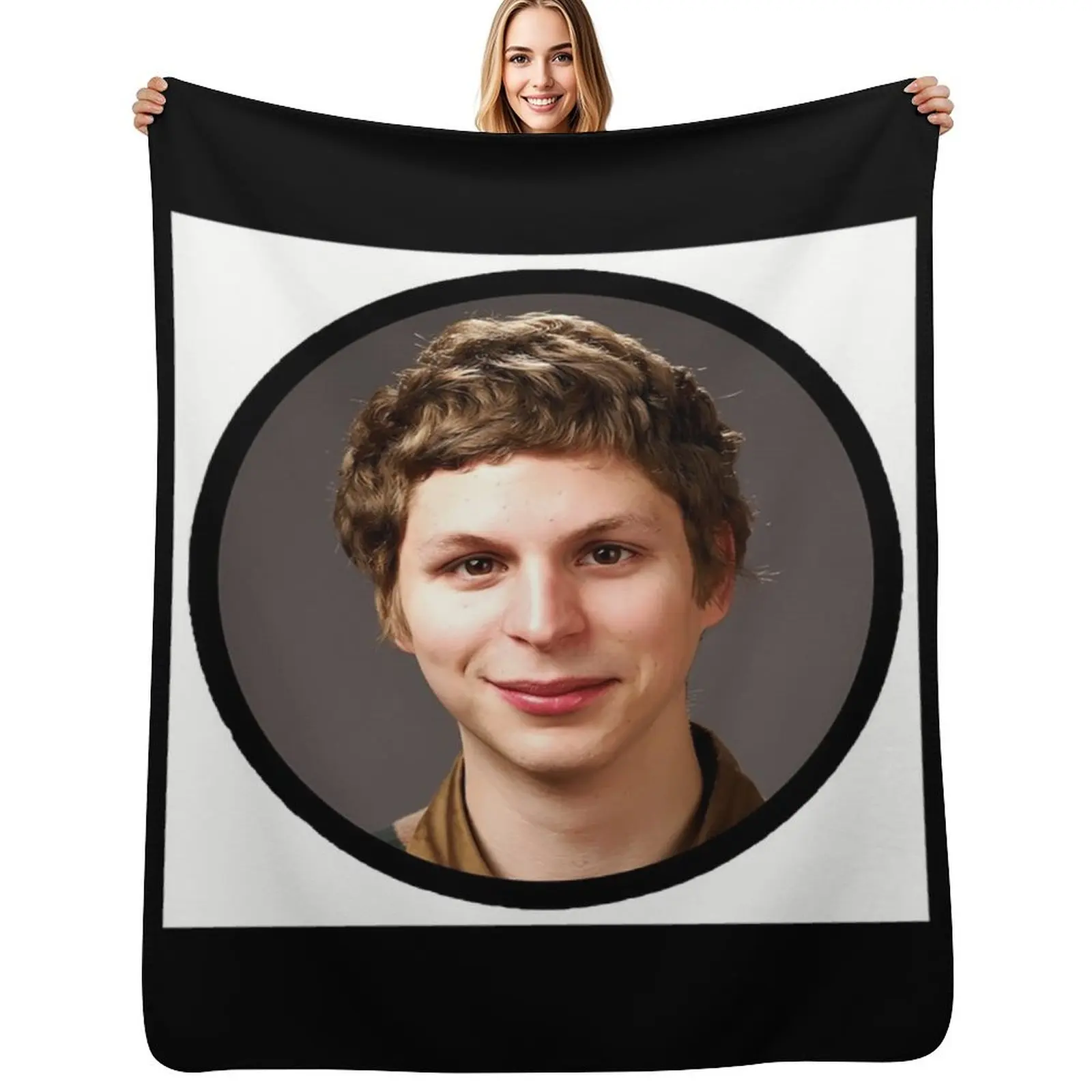 Michael Cera Throw Blanket Soft Comfort Blanket for Reading Watching TV