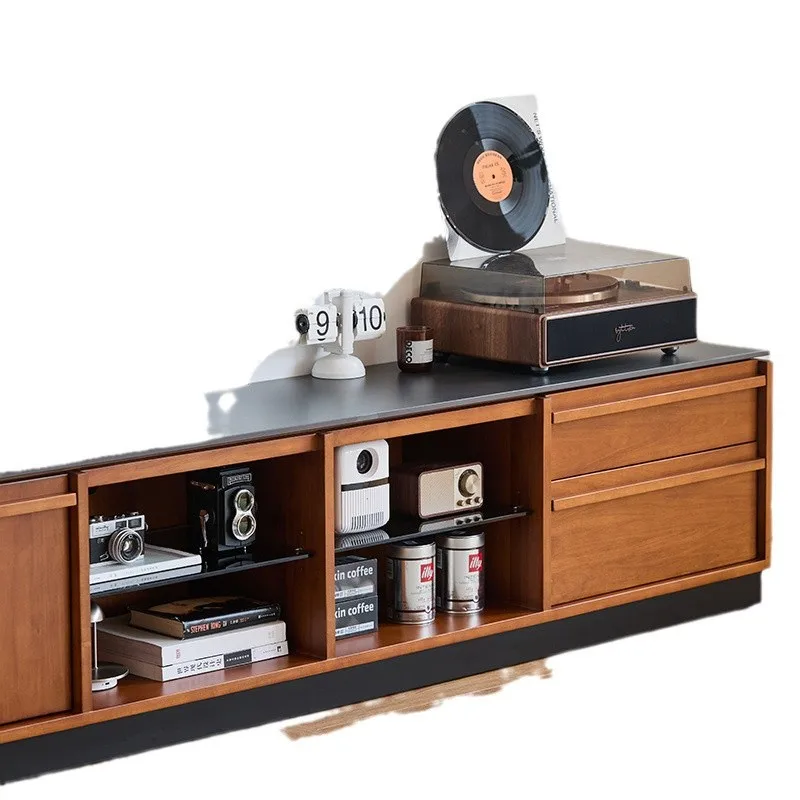 Retro Solid Wood Tv… - image