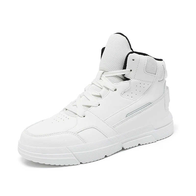 

Высокие мужские кроссовки, уличная противоскользящая мужская повседневная кожаная обувь, модные мужские зимние ботильоны, зимняя обувь Hombre