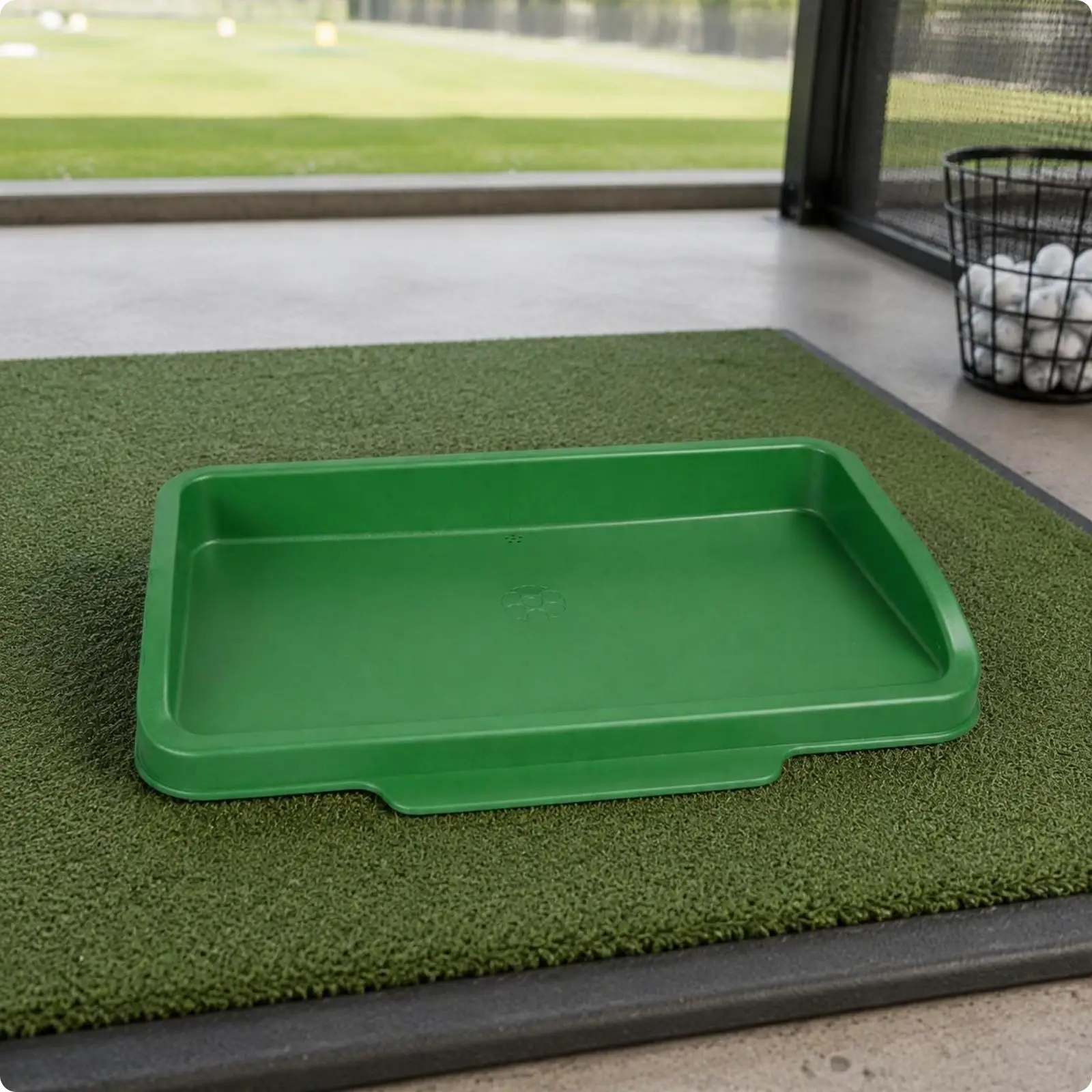 Golf Ball Tray Practice Golf Tee Holder Teeing Device for Golfers, Beginners,