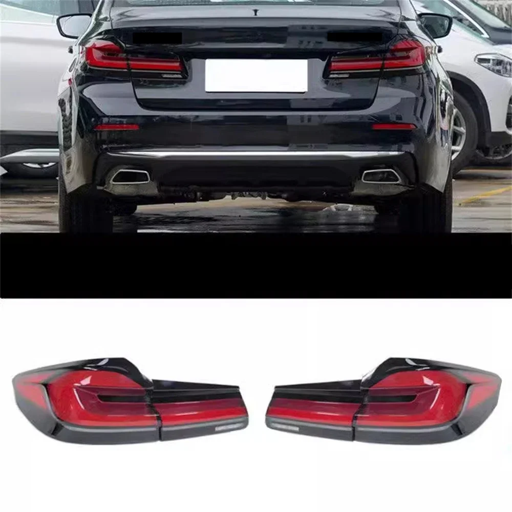Car LED Taillight Assembly for 18-20 BMW 5 series G30 G38 Rear lamp Brake Driving Reversing Turn signal 4pcs