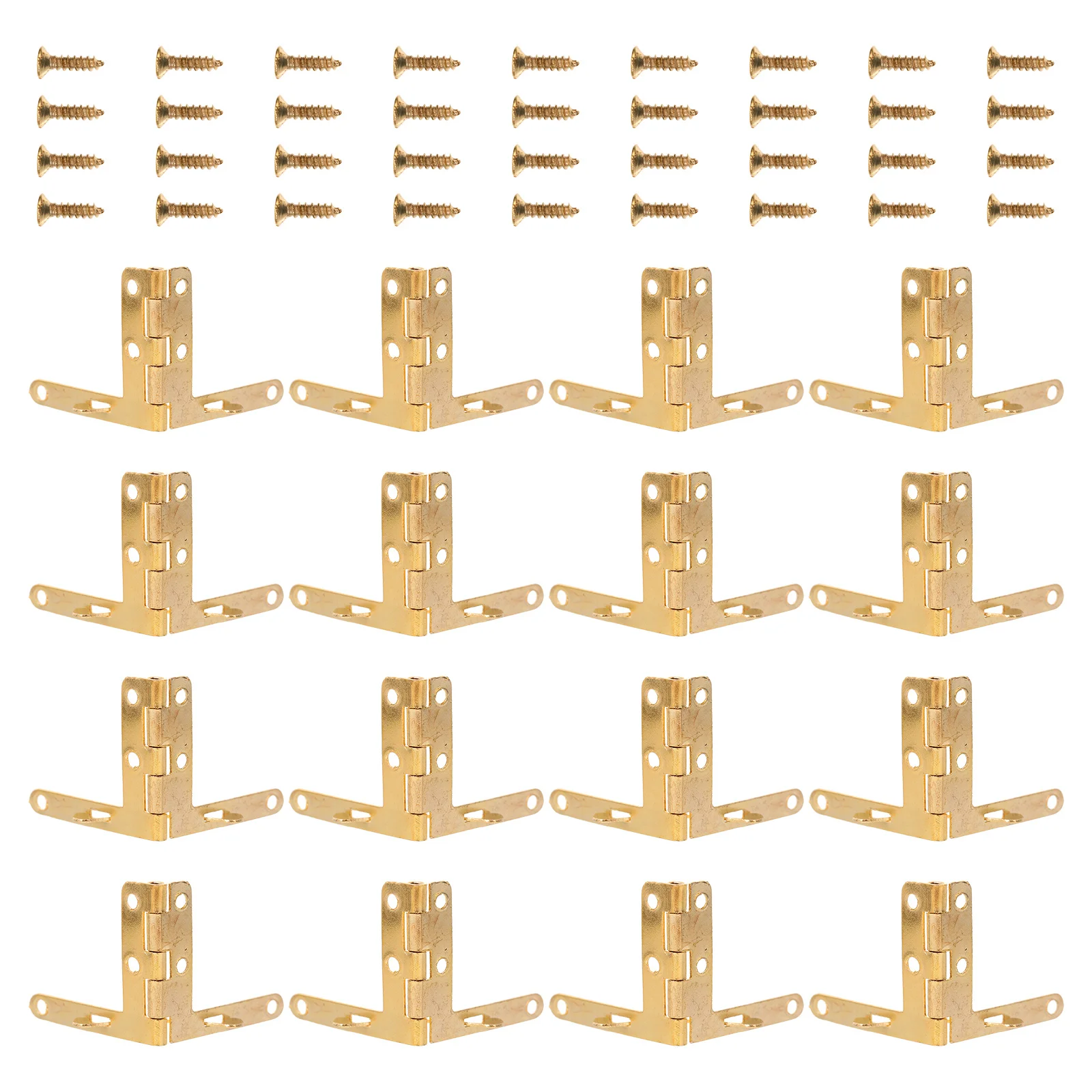 

50pcs Metal For Furniture Heavy Duty Iron Jewelry Wine Case Chest Gift Box Wooden Box Hinges Jewelry Case Hinges