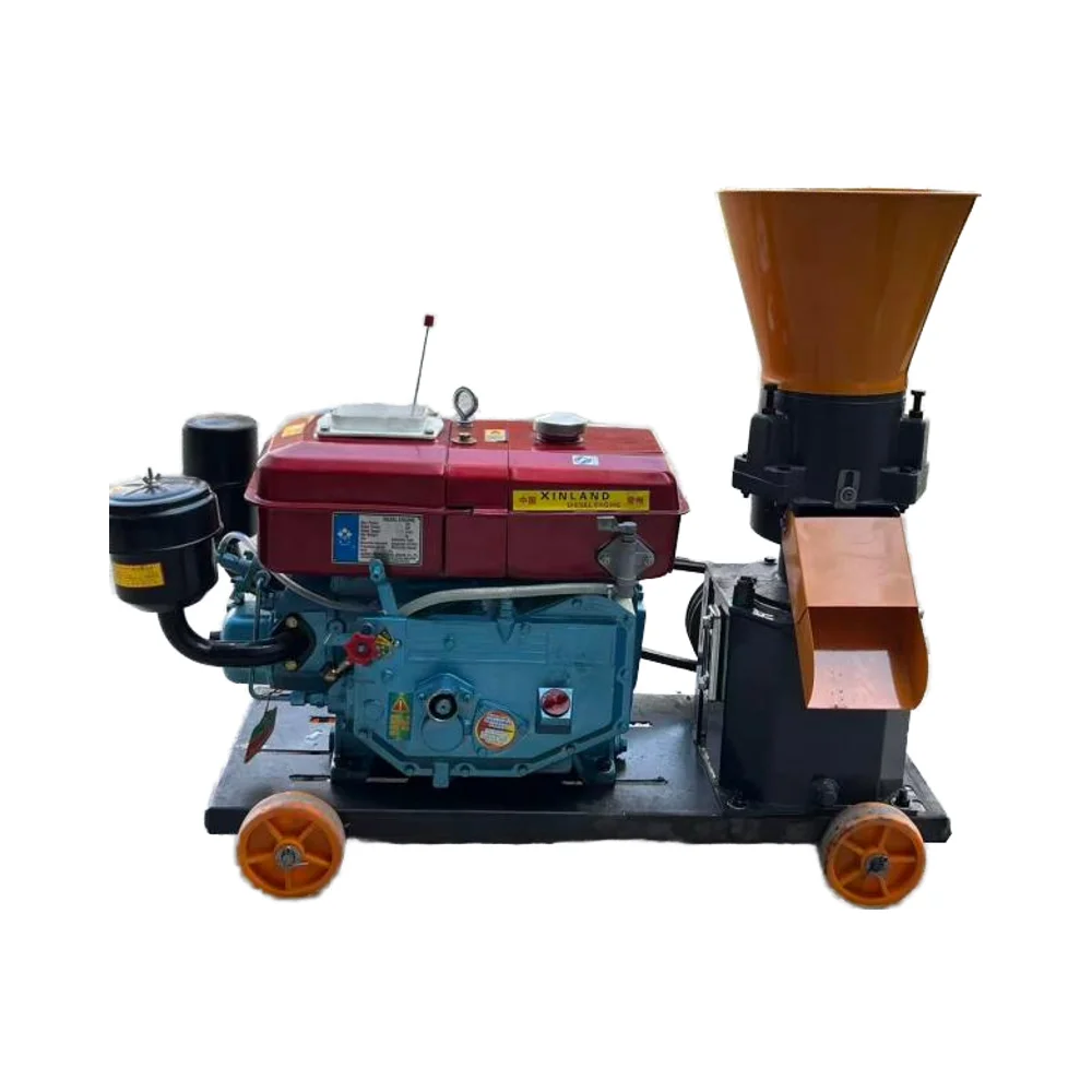 

Machinery's Small Pellet Making Machine For Animal Feed Use In Farms And Home Settings Diesel Engine