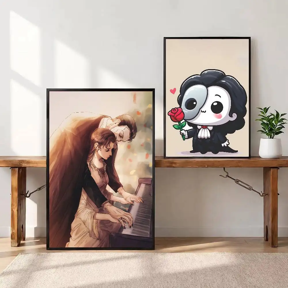 FOR The Phantom of the Opera Poster Waterproof Wall Art HD Print Movie Posters For Living Bedroom Room Decor Gift