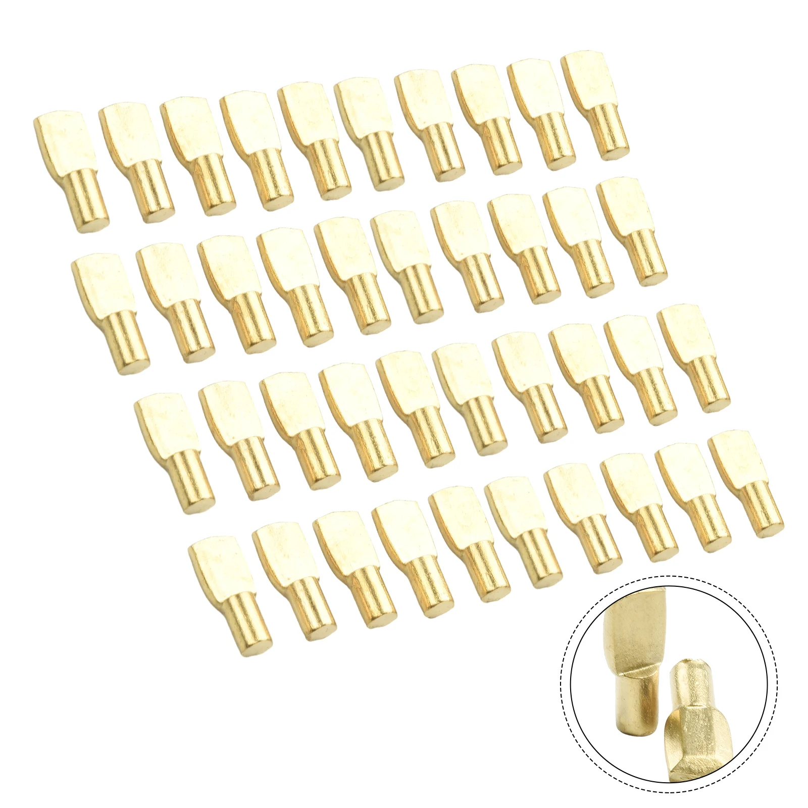 50pcs Laminate Shelf Support Pegs Cabinet Closet Laminate Pins For Shelf Holes On Cabinets Entertainment Centers Bookcases Pin