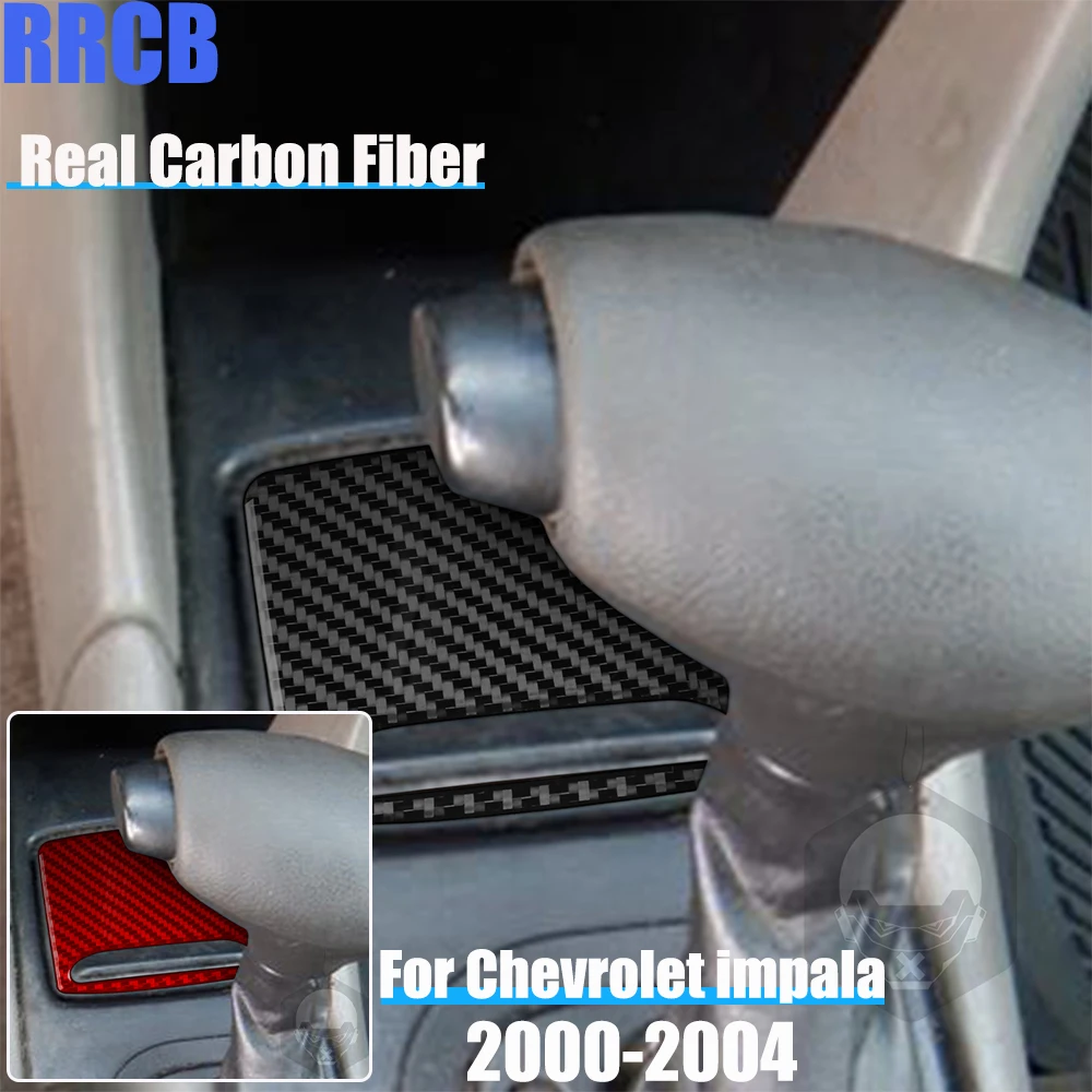

Настоящее углеродное волокно, автомобильные аксессуары, центральная панель хранения, мягкая наклейка, наклейка для Chevrolet Impala 2000 2001 2002 2003 2004