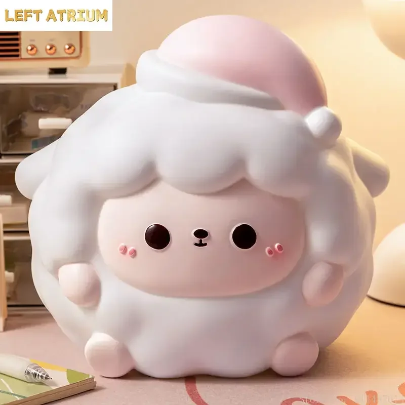 Creative Enamel Cartoon Animal Savings Can Home Decoration Gift for Children Boys Girls Can't Break Change Piggy Bank, 1Pc