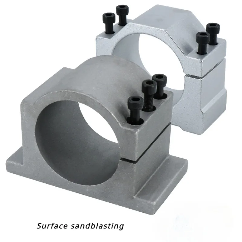 

Spindle Motor Cast Aluminium Bracket Clamp Support Fixure 52/55/65/80/100mm Diameter for Engraving Machine 1PC
