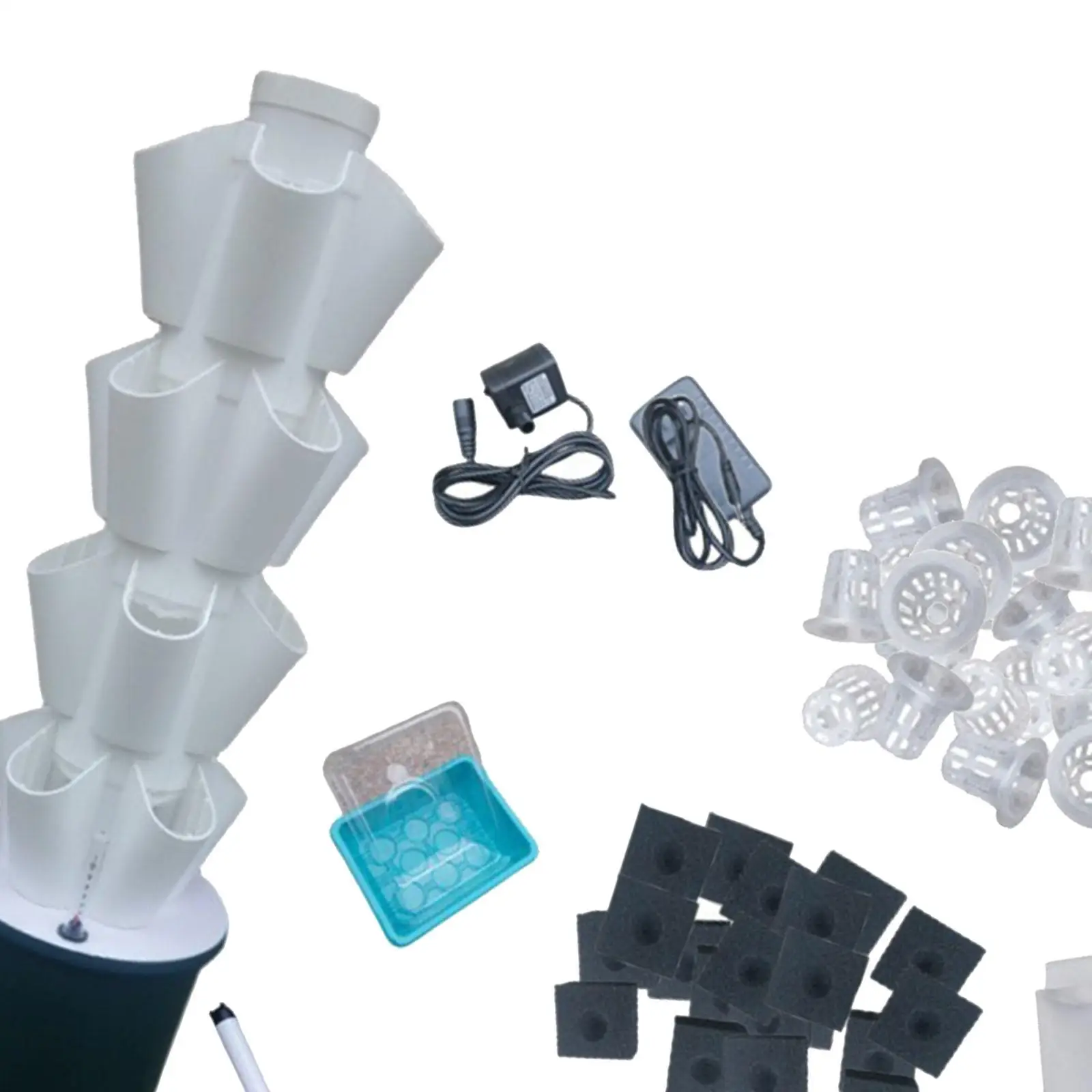 Hydroponics Growing System Automatic Water Circulation Balcony Garden Planter for Lettuce Beet Canola