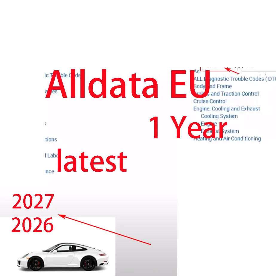Alldata EU Online Account Update to 2027 All Data EU Haynes PRO Auto Data for Car Repair Software Auto Wiring Diagrams