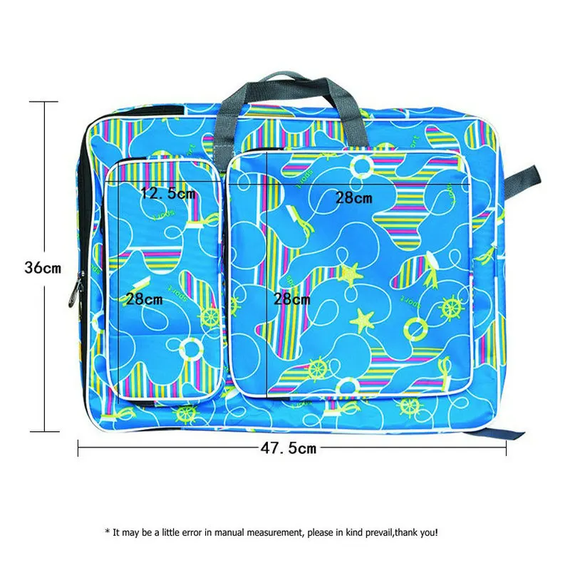 Fashion Colorful Art Bag Kids 8K Drawing Board Art Supplies Bag Waterproof Art Drawing Bag For Children