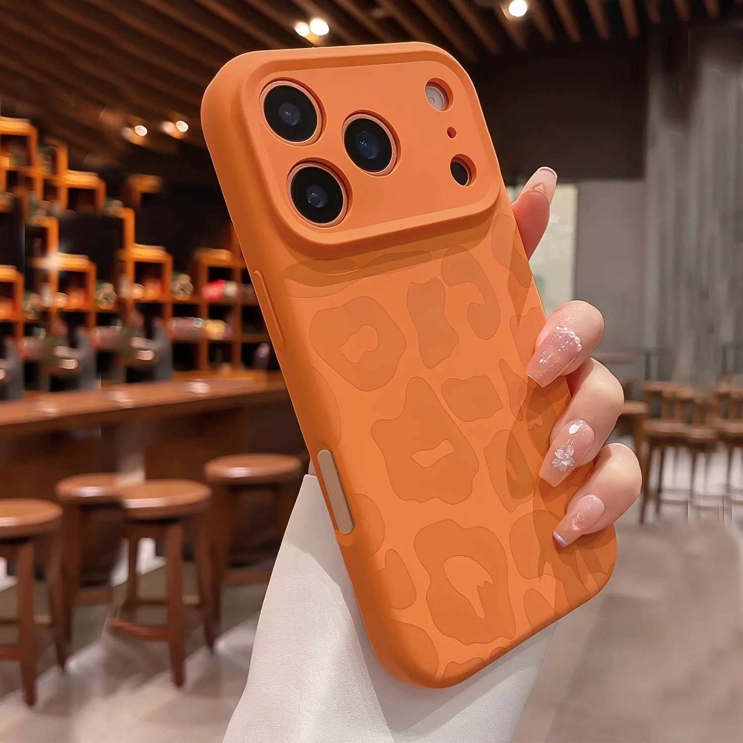 Leopardenmuster Flüssigsilikon-Hülle für iPhone 18 17 16 Pro Max Air 14 15 Plus 13 Kamera-Steuerungstaste Weiche Stoßfeste Abdeckung