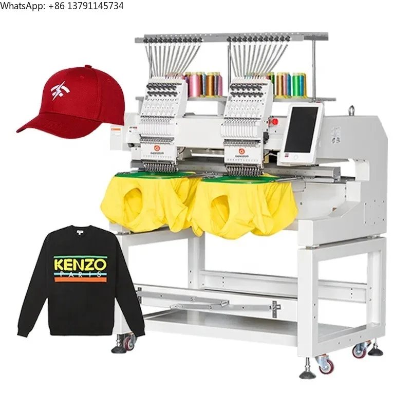 Cheapest Beginner Tshirt Singels Chenille Embroidery Machine Dual Multi Head Bundle Computerized Maxime Area