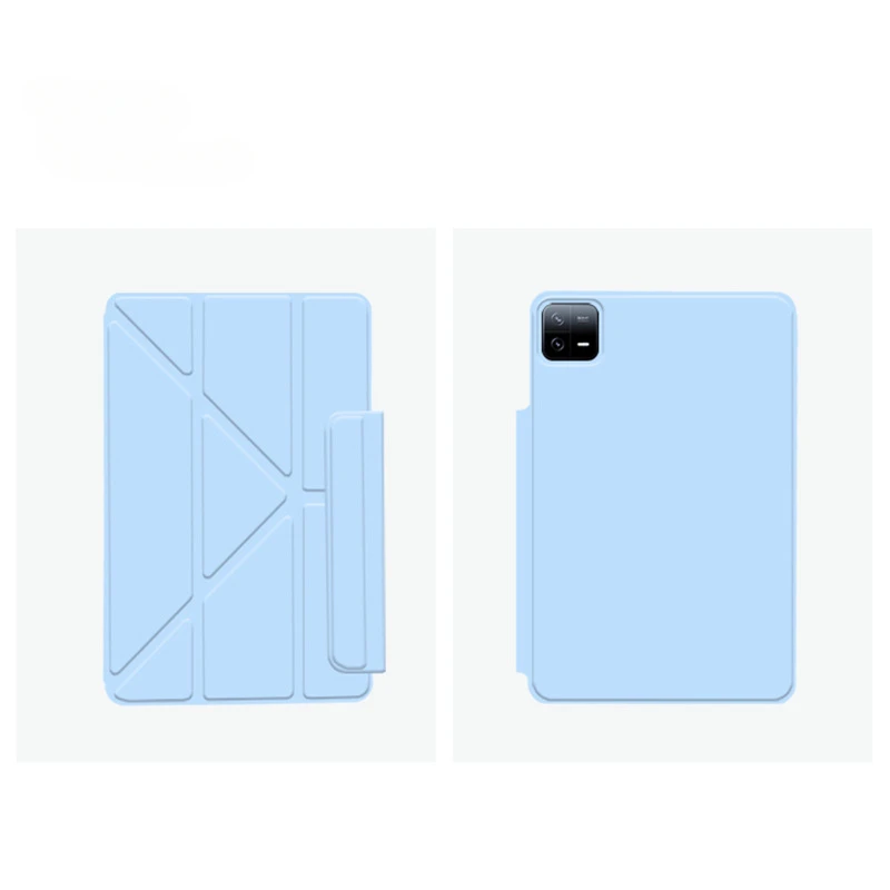 Foldable Strong Magnetic Case for Xiaomi Pad 6S Pro 12.4 inch with Auto Sleep Wake Up Stand Casing Cover