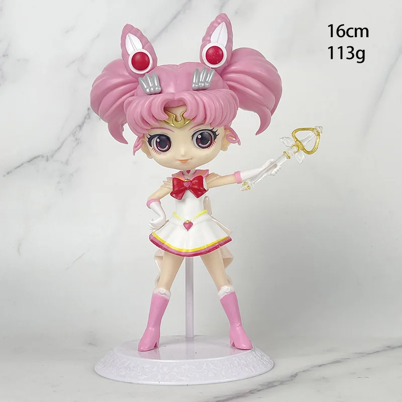 Sailor Moon Anime Character Roles Tsukino Usagi Chibiusa Action Figures Collection Model Toys Car Decoration Ornament Gifts