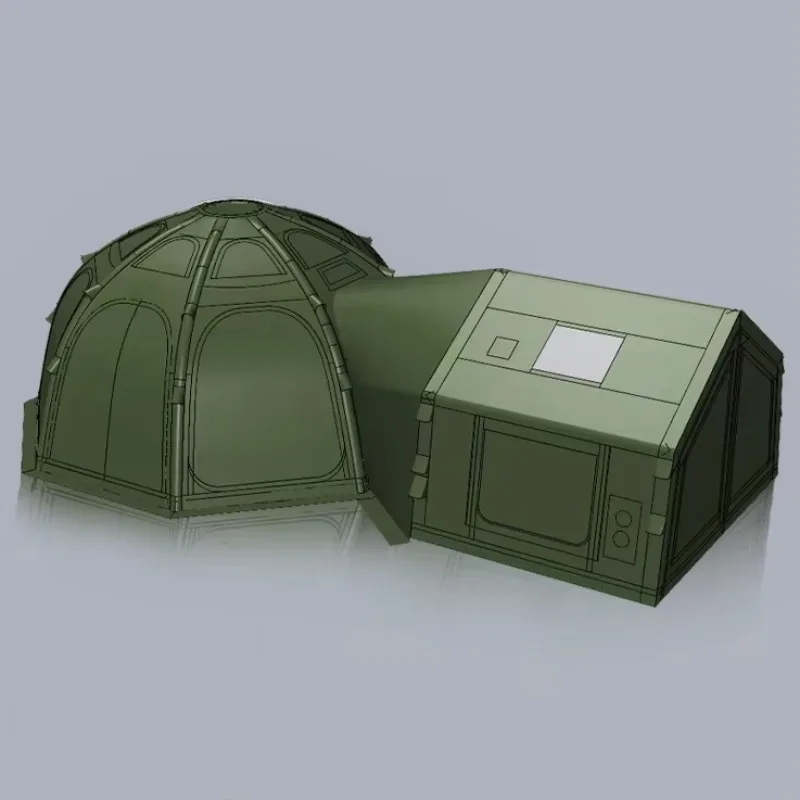 #￥Newest   Outdoor Combine Round Inflatable Air Tent for Camping