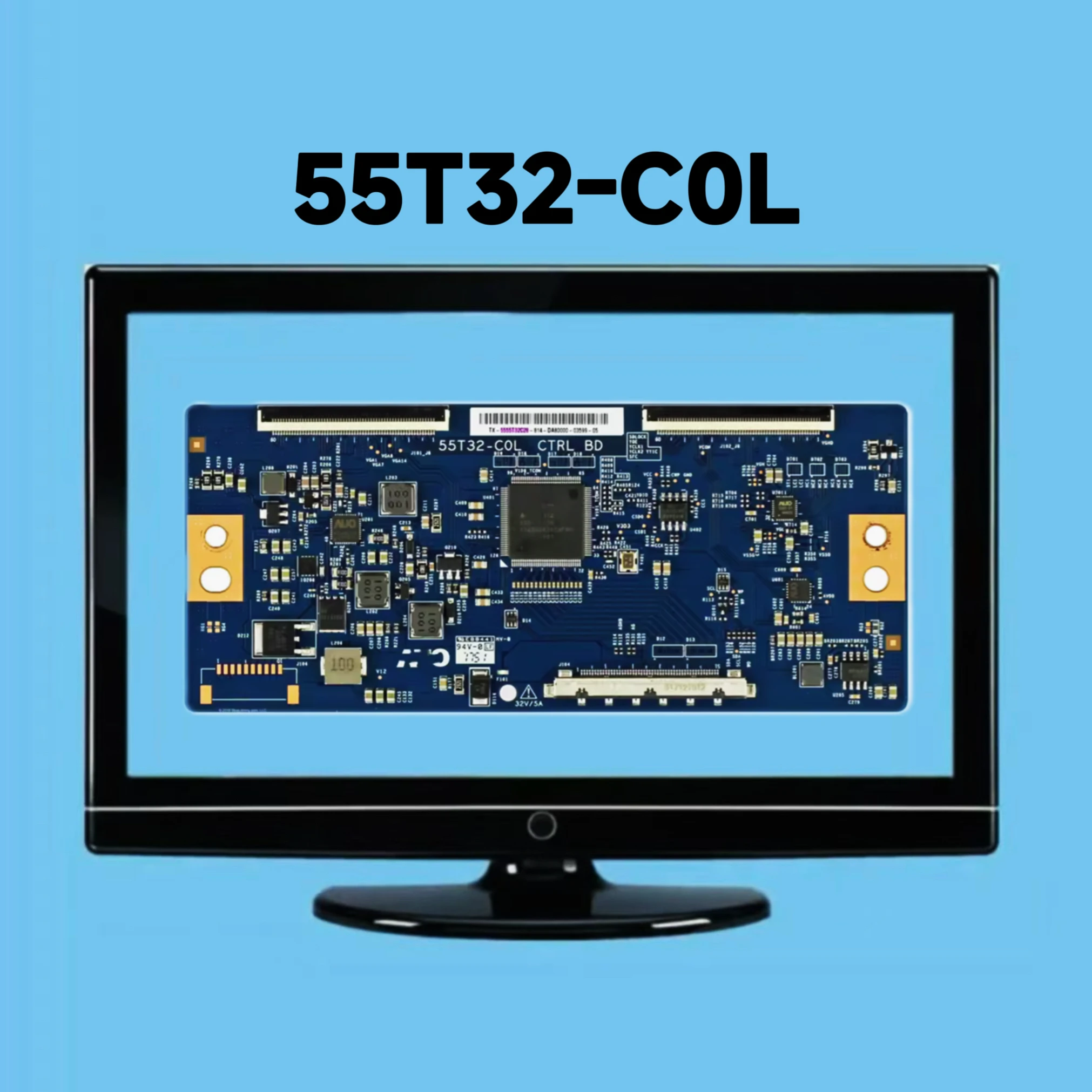 novo-original-55t32-c0l-55t32-col-ctrl-bd-placa-logica-4k-55-polegadas