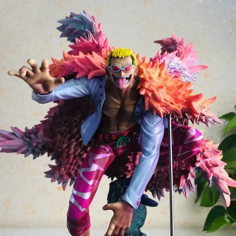 

34cm One Piece Donquixote Doflamingo Creative Cartoon Action Figures Model Doll Toys Gifts Ornaments Kids Xmas Surprise Gift