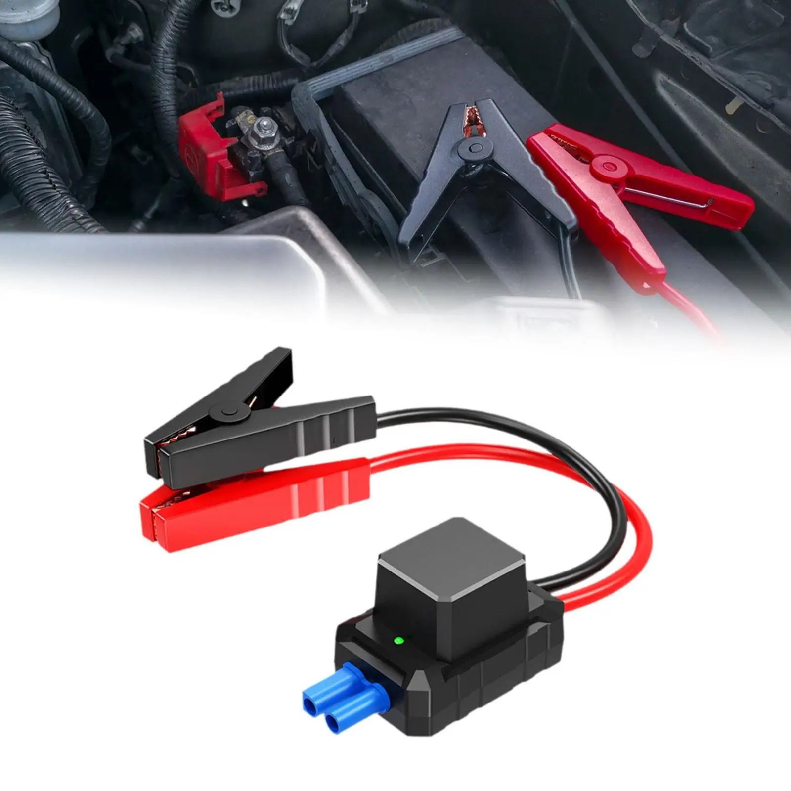 Car Jumper Cable Replacement Double Intelligent Booster Terminal with Clamps