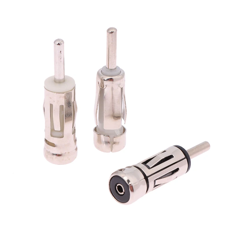 Car Vehicles Radio GPS Antenna Plug ISO To Din Aerial Antenna Mast Adaptor Connector Plug Car Radios Antennas Repair Parts