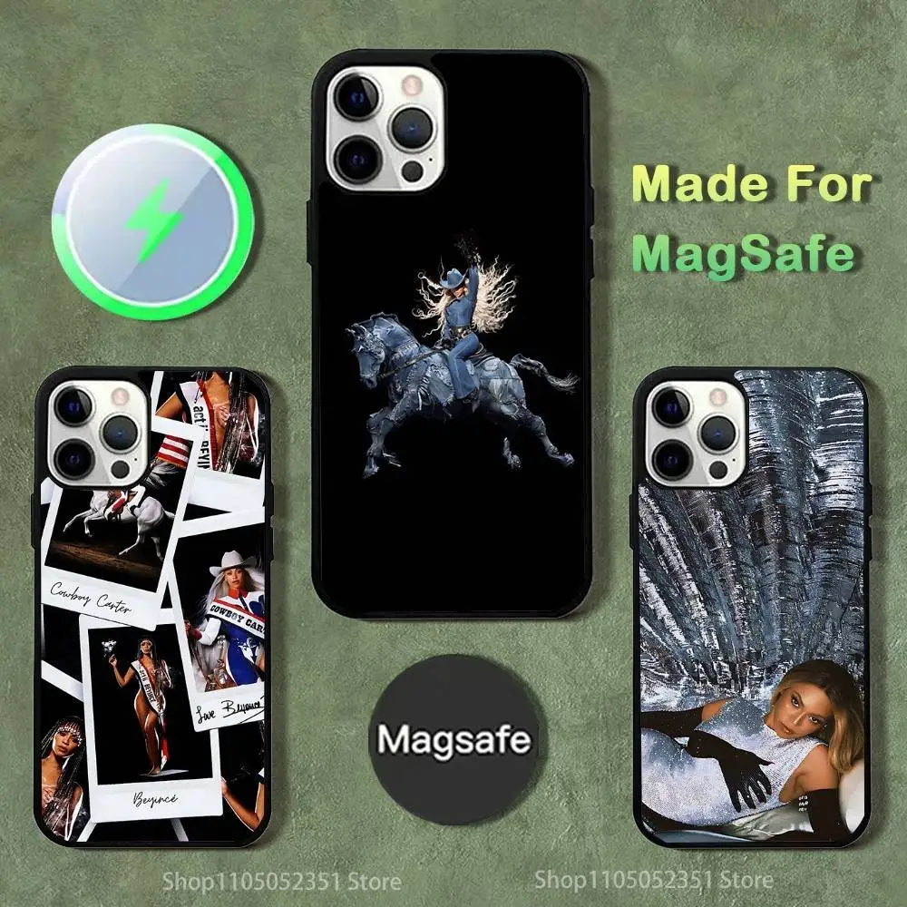 

Singer B-Beyonce Phone Case For iPhone 17,16,15,14,13,12,11,Pro,Max,Plus,Mini,SE4,E Magnetic Magsafe Wireless Charging
