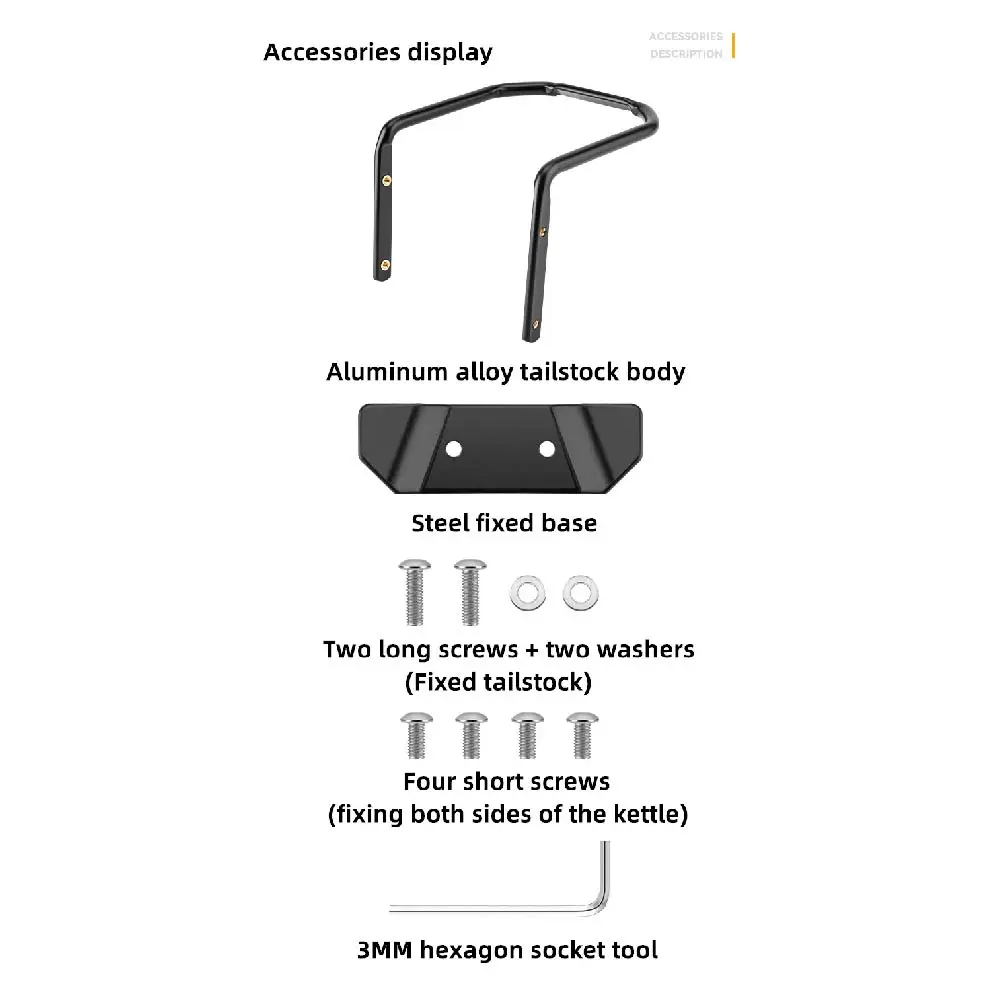 ROCKBROS Fahrrad-Sattelverlängerungshalterung aus Aluminiumlegierung, Stabiler Halter für Fahrradtaschen, Erweiterter Gepäckträger – Detail 19