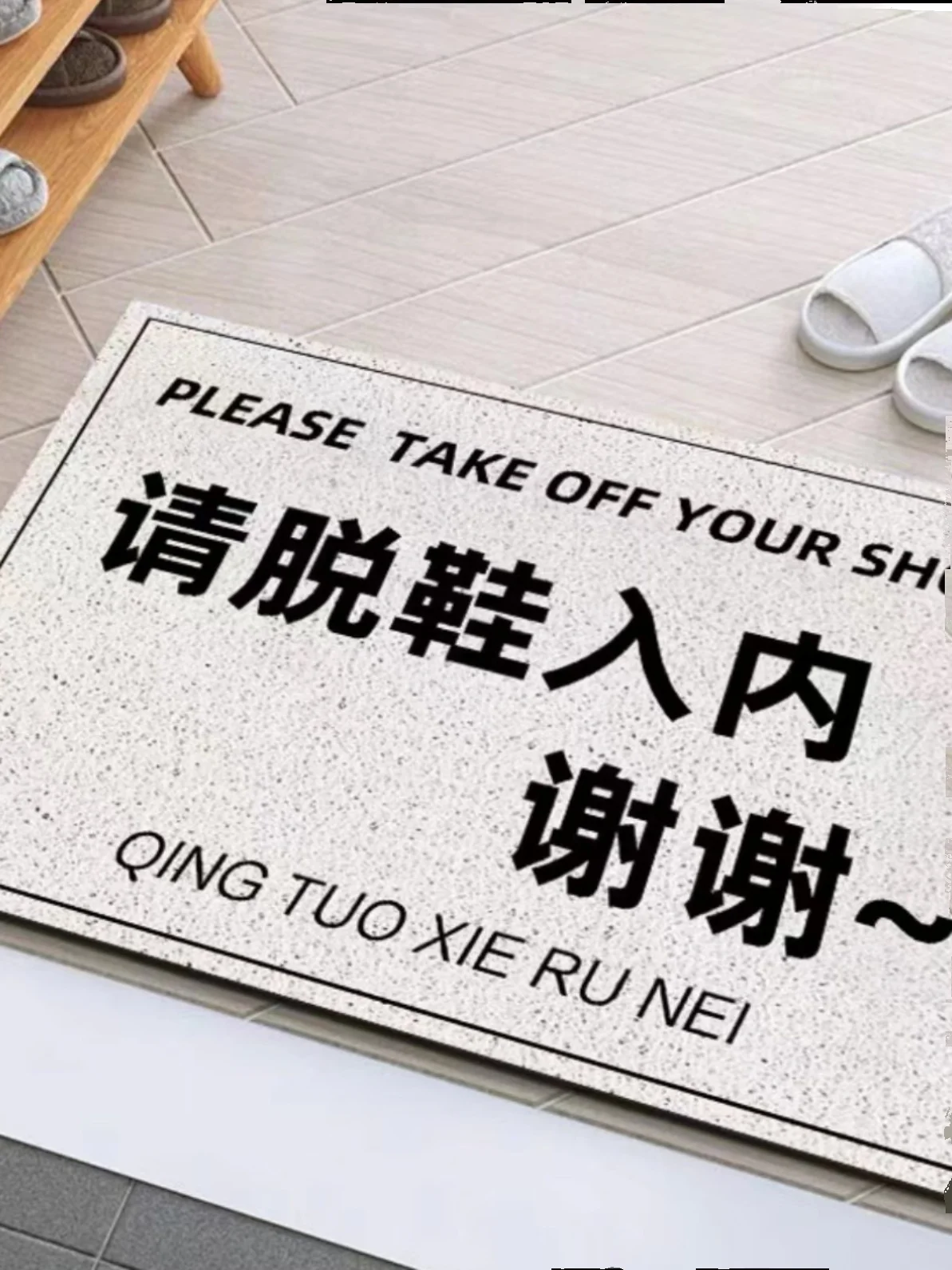 

Innovative Funny Entrance Mat Sand And Mud Scraper Carpet Door Mat Cusizable PVC Home Decor Mat for Entrance Way