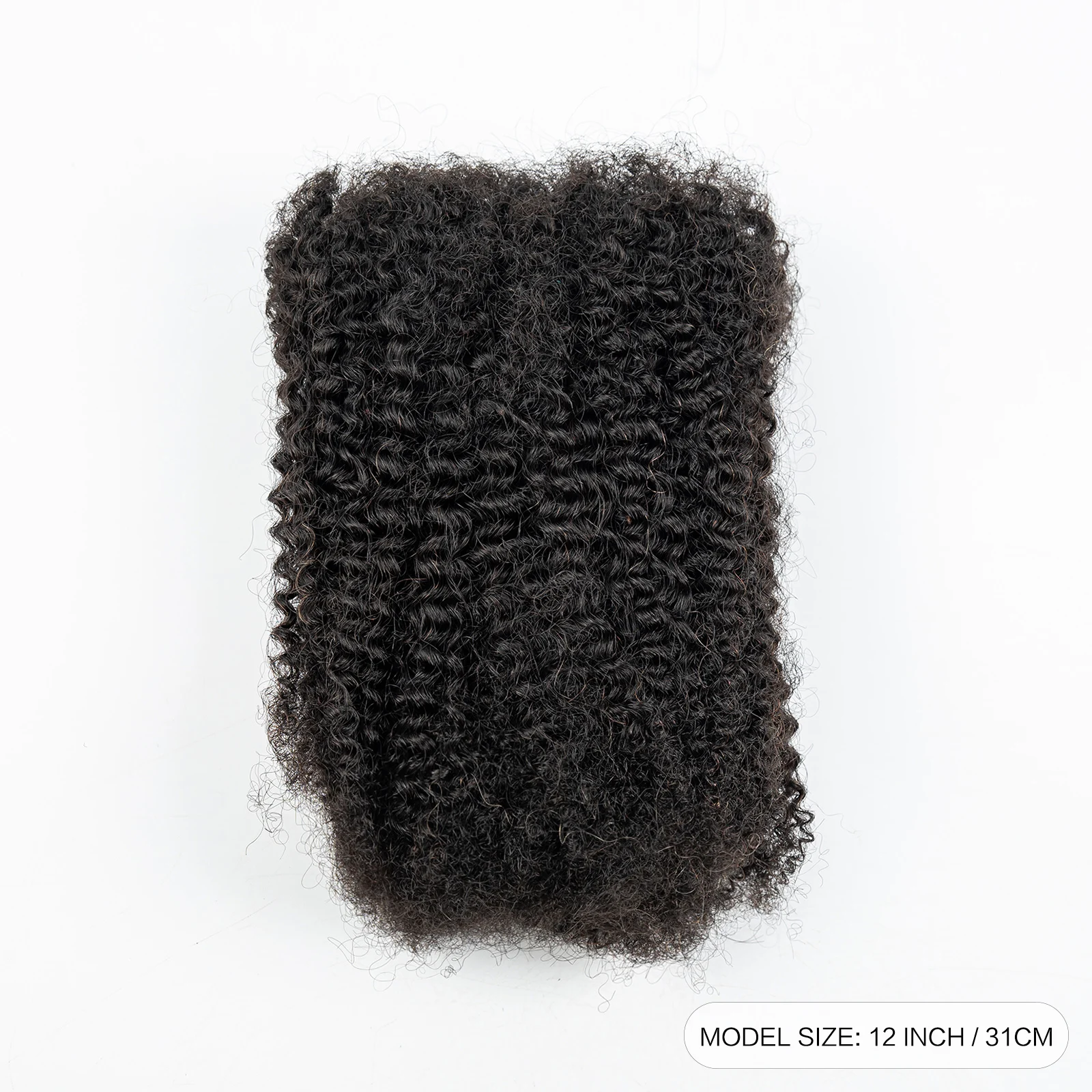 12Inch Afro Kinkys Bulk Human Hair For Dreadlock Extensions 100% Human Braiding Hair For Repair Crochet Dreads Loc Twist Braids