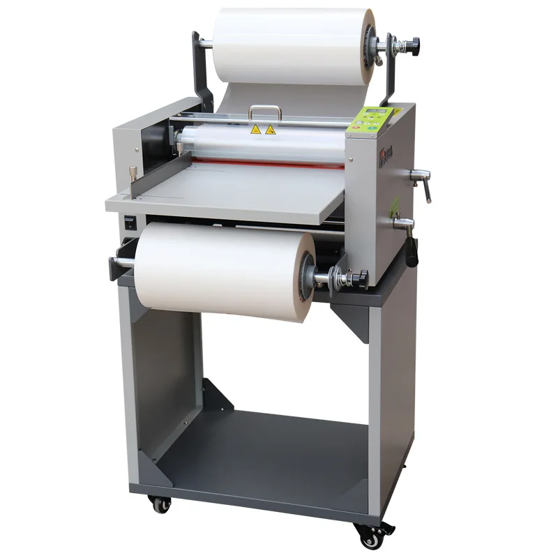 Paper Laminating large steel roller adjustable speed automatic hot and cold mounting high speed A3 peritoneal machine L380