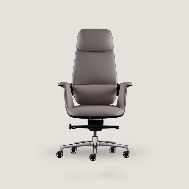Wendy Italian Minimalist Chair Leather Boss Study Computer Office Comfortable Chair President Swivel Cowhide Chaisse Furniture