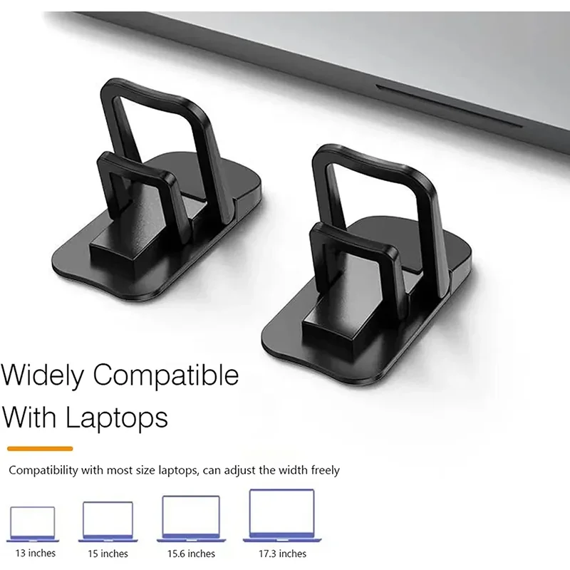 2PCS adjustable riser cooling bracket, suitable for laptops, tablets, foldable laptop brackets, portable laptop brackets