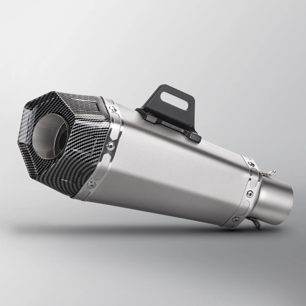 

Universal Motorcycle Exhaust Muffler 51mm Exhaust Pipe for MT07 MT09 Racing Motorcycle Z900, GSXR1000, SV650, R6, R3, ZX6R