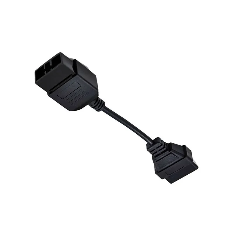 High quality For Subaru 9pin cable OBD1 to obd2 16pin lead diagnostic interface 9 pin OBDII extension cord lead Adapter