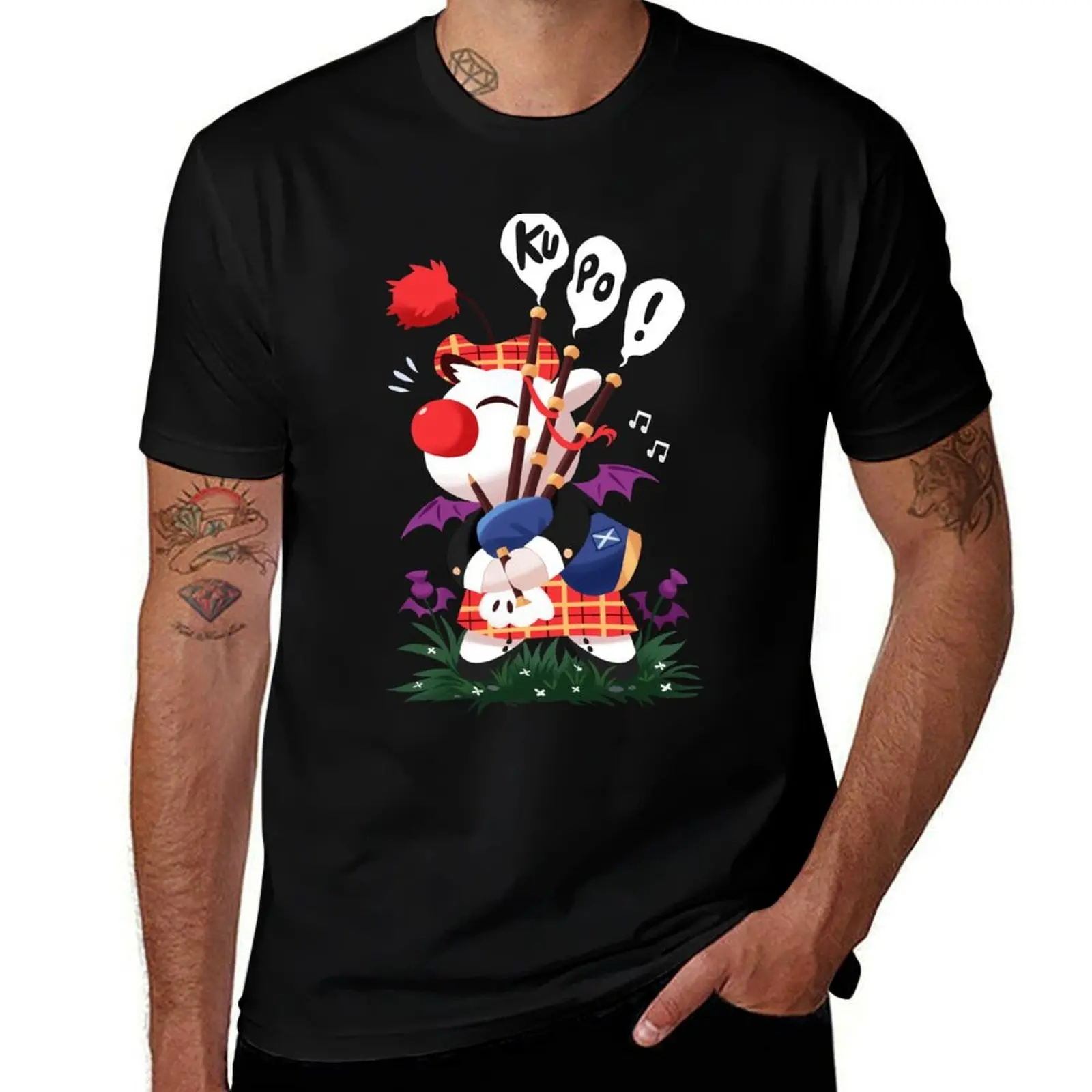 Moogle the Bard, Kupo! T-Shirt High Elasticity Sports T-Shirt