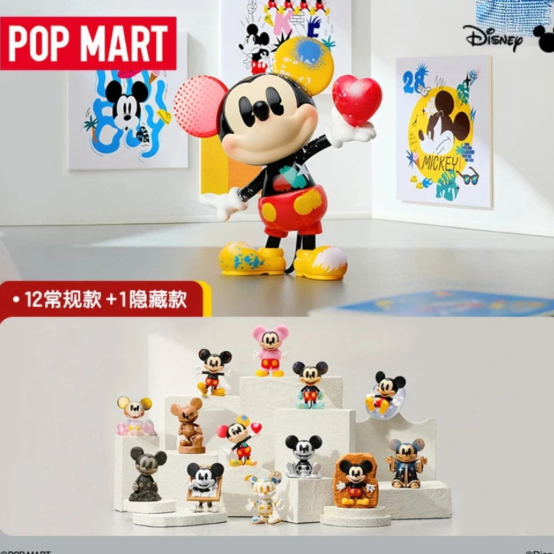 

Подлинная поп-март Дисней Микки Маус, безграничная серия для творчества, слепая коробка, фигурки, украшения, игрушки для девочек, милые вещи, кукла