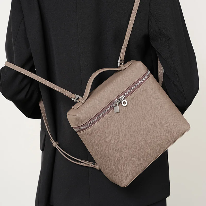 حقيبة ظهر نسائية صغيرة حقيبة كتف جلدية حقيبة ظهر عصرية من الجلد الطبيعي حقيبة نسائية حقيبة مدرسية للسياحة #3