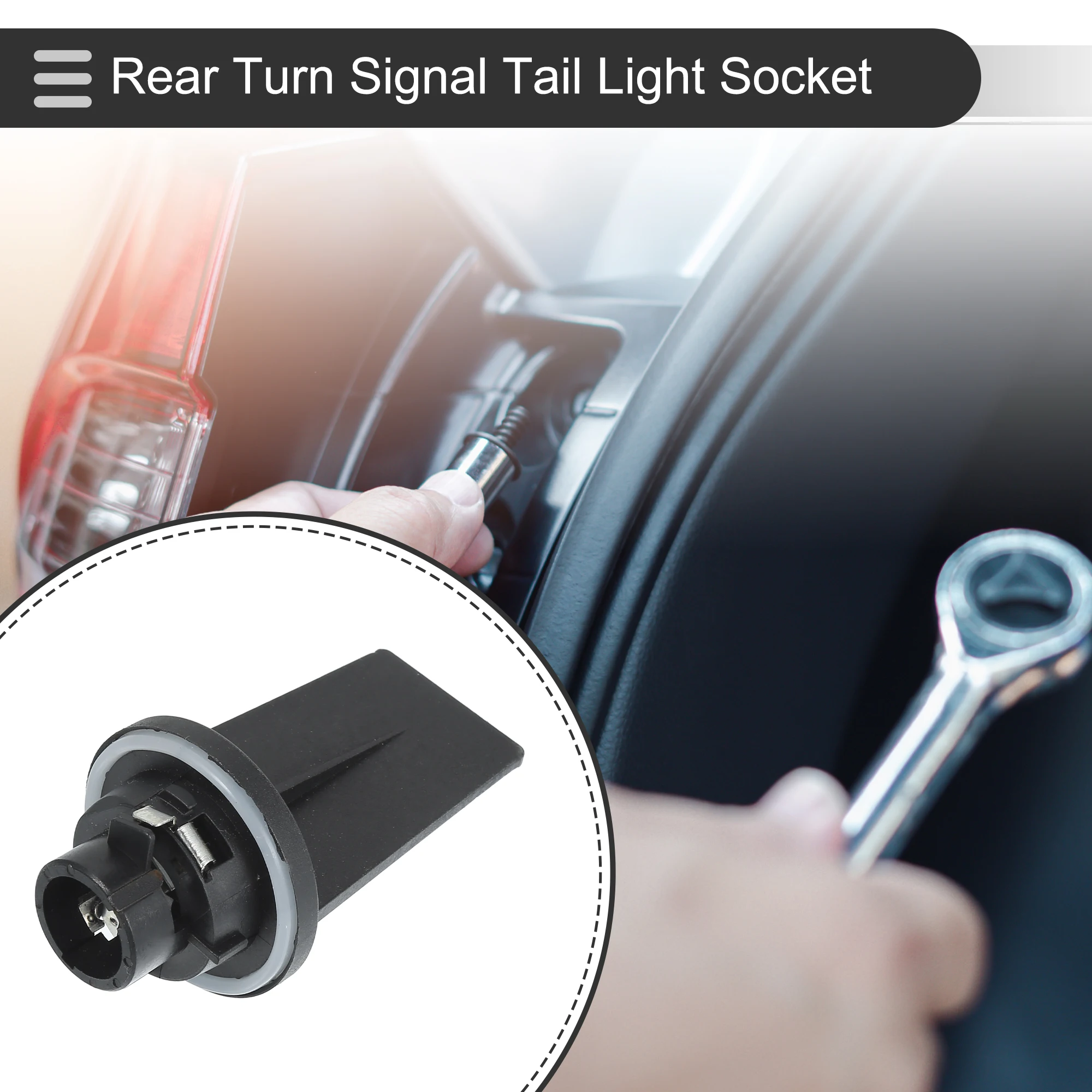 UXCELL Rear Turn Signal Tail Light Socket for BMW 1 Series 2015-2019 No.63126916102