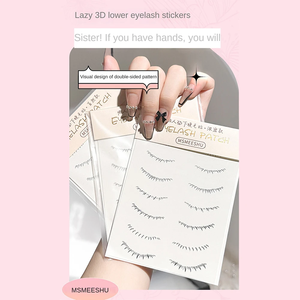 Long Lasting Eyelash Stickers Waterproof And Sweatproof Save Time Anti-sweat Eyelash Stickers Beauty And Health Lowe Lasting 3d