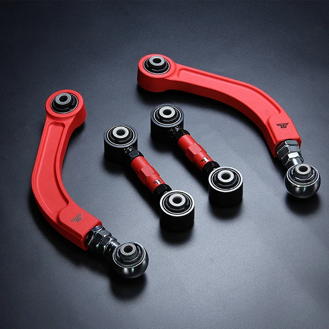 TRACTION ROD RED FOR Mitsubishi Lancer-ex REAR ADJUSTABLE CAMBER CONTROL ARM KIT SUSPENSION