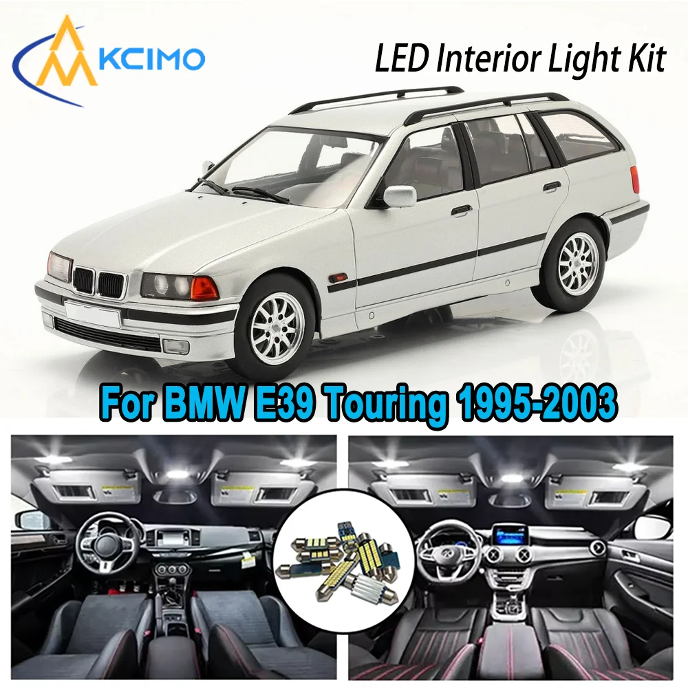 

High-Quality LED Interior Kit for BMW E39 Touring 1995-2003 1996 1997 1998 Premium Error-Free Dome Map Trunk Automotive Lamps