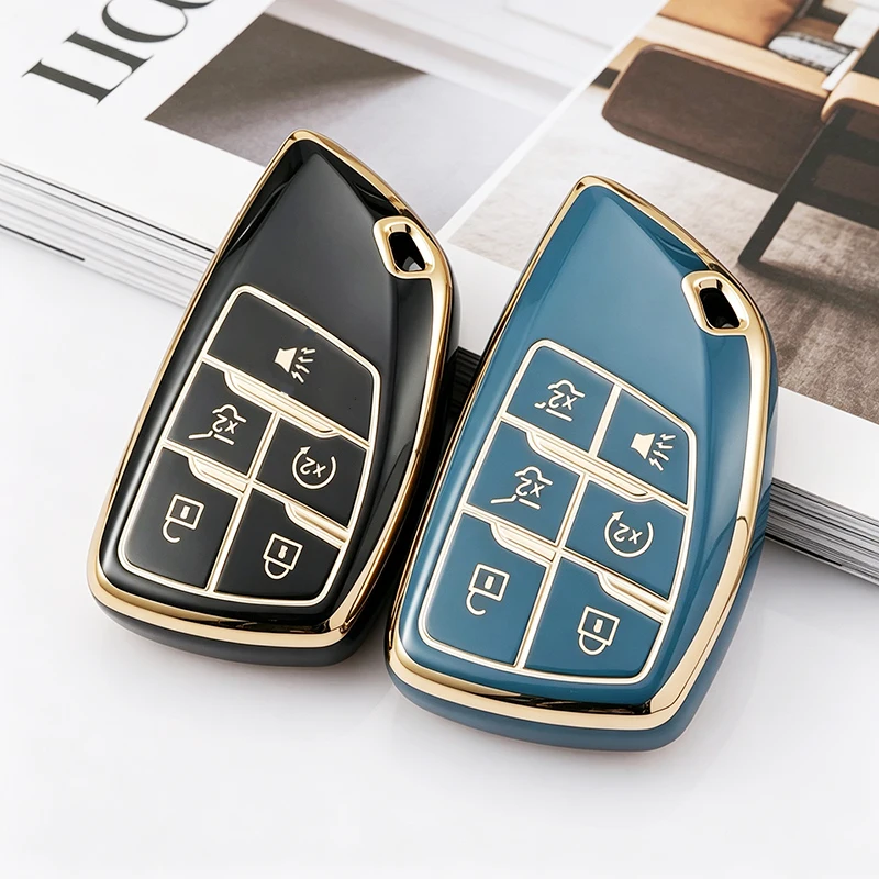 Funda Protectora de TPU para Llaves de Auto Chevrolet Silverado 1500, Equinox, Colorado, Tahoe, GMC Sierra, Yukon, Canyon, Buick Enclave
