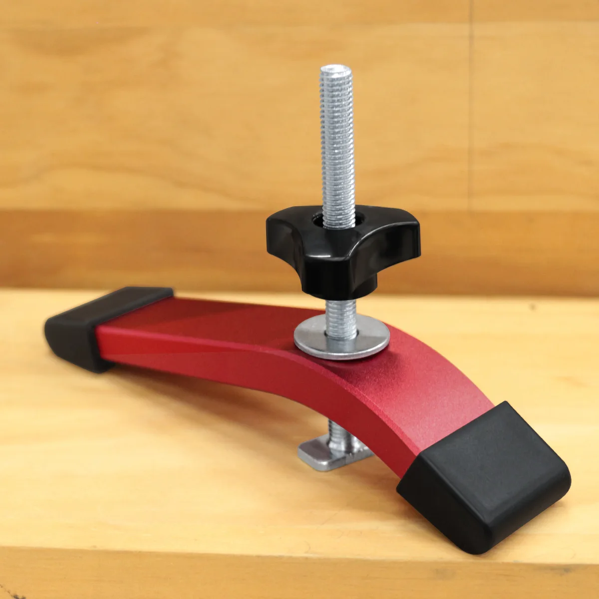 1 Buah Penjepit T-Track Multi-alat untuk Pertukangan Kayu, Penjepit Meja Gergaji, Penjepit Rel T-Track, Penjepit Router dari Paduan Aluminium