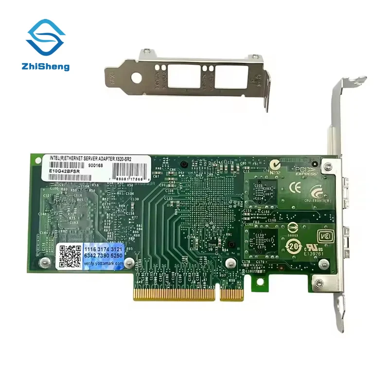 Original Intel X520-DA2 E10G42BTDA 10Gb Dual Port Ethernet Adapter