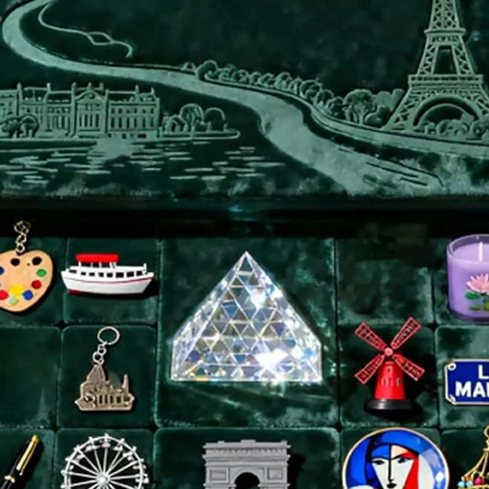 

Календарь обратного отсчета до Рождества, 2D акриловое праздничное украшение, 24-дневное рождественское обратное отсчет, календарь для женщин и мужчин