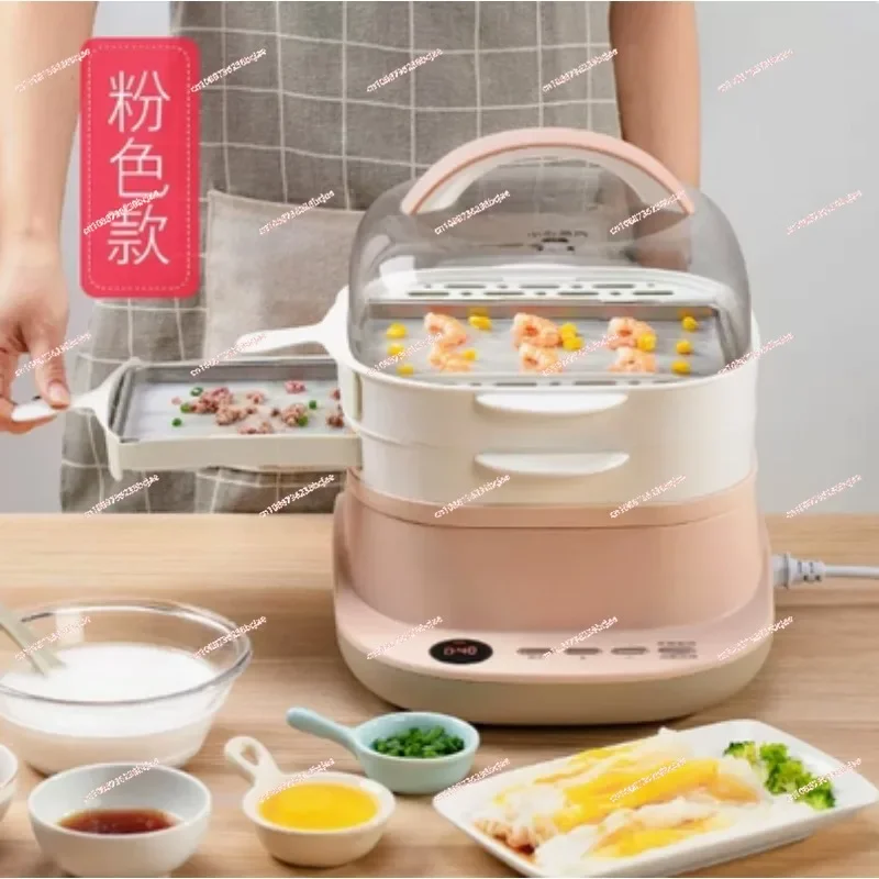 Mini Intestinal Powder Machine Household Electric Steamer Drawer Type Multifunctional Pot Steamed Sausage