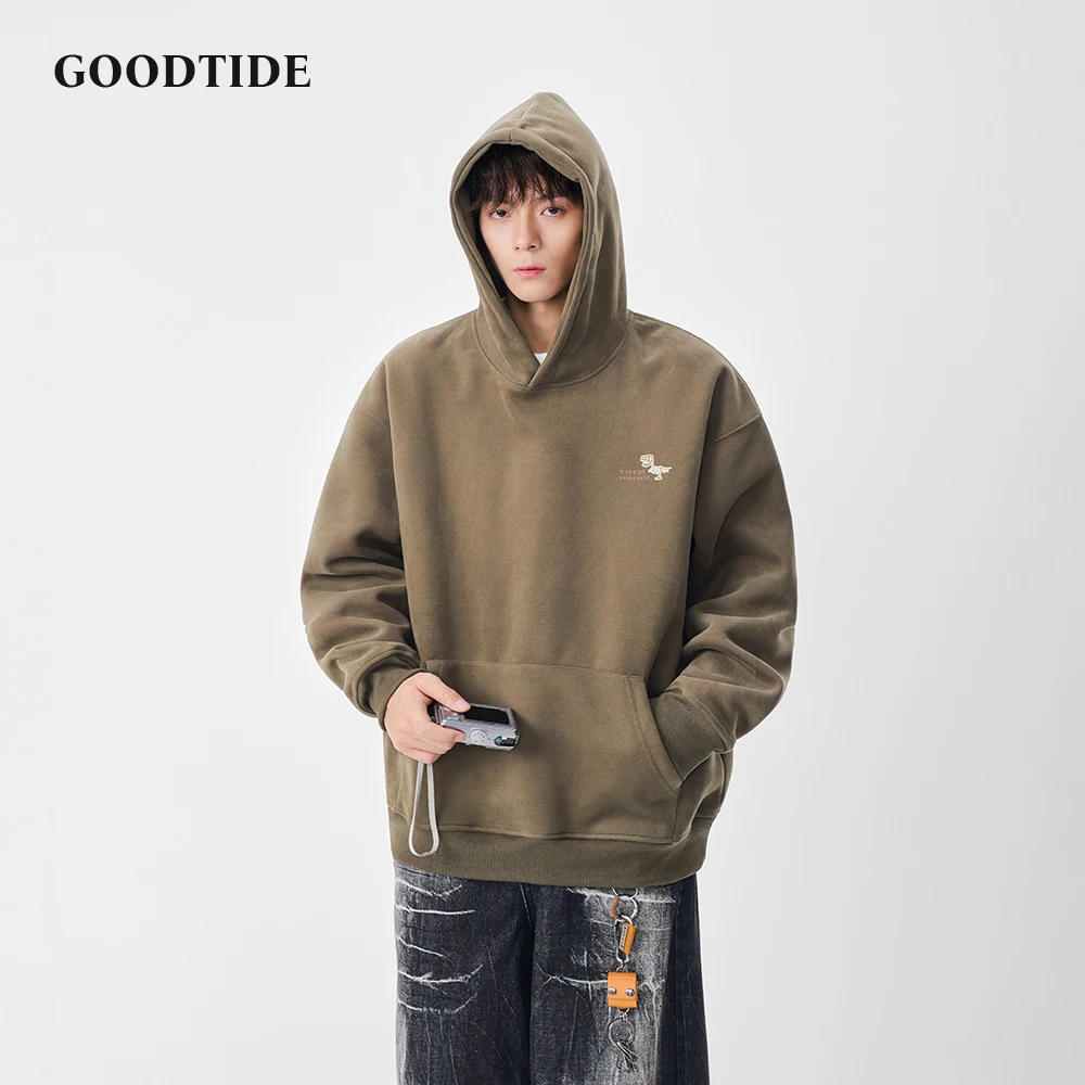 موضة الرجال عادية مقنع البلوز 2025 شتاء جديد ديناصور الهيكل العظمي وطباعة مريحة لينة كم طويل البلوز #3