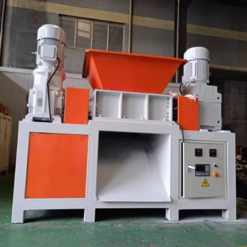 Rubber Machine Head Material Sofa Cushion Leather Crusher Single And Double Axis Machine Tree Branch Metal Plastic