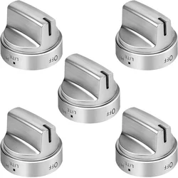 5Pack WB03X24818 Gas Stove Knobs Fit for GE Stove Knob Replacement PD00037240 AP5989029 PS11729081