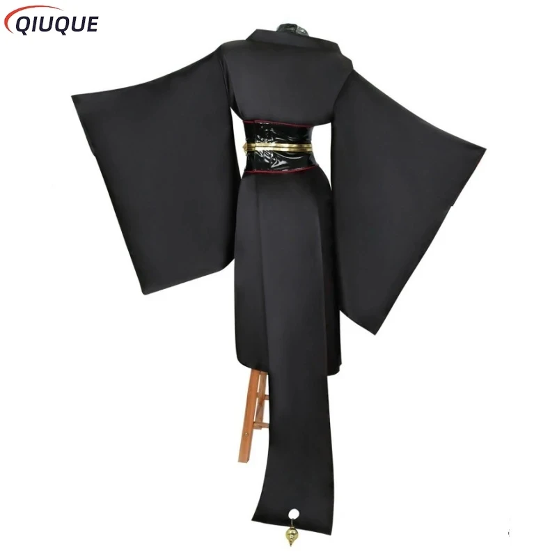 Yor Forger Cosplay Costume Wig Dress Black Kimono Yor Briar Headwear Bracelet Props Anime Halloween Party Women